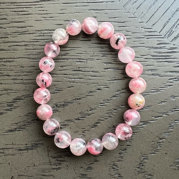 Ice rhodonite 8mm - Picture 2 of 3